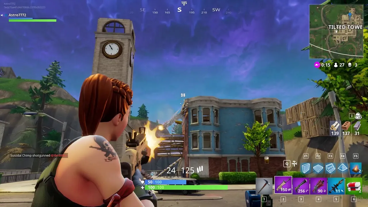 Tilted Towers Gameplay