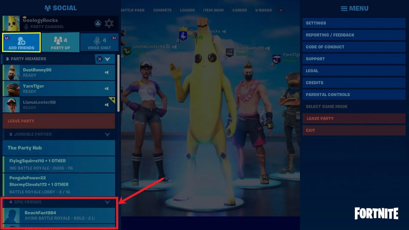 Fortnite Error Code 20 Epic Games Account Join Party Fix