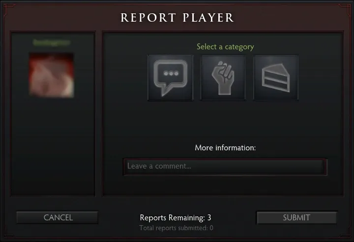 Report player