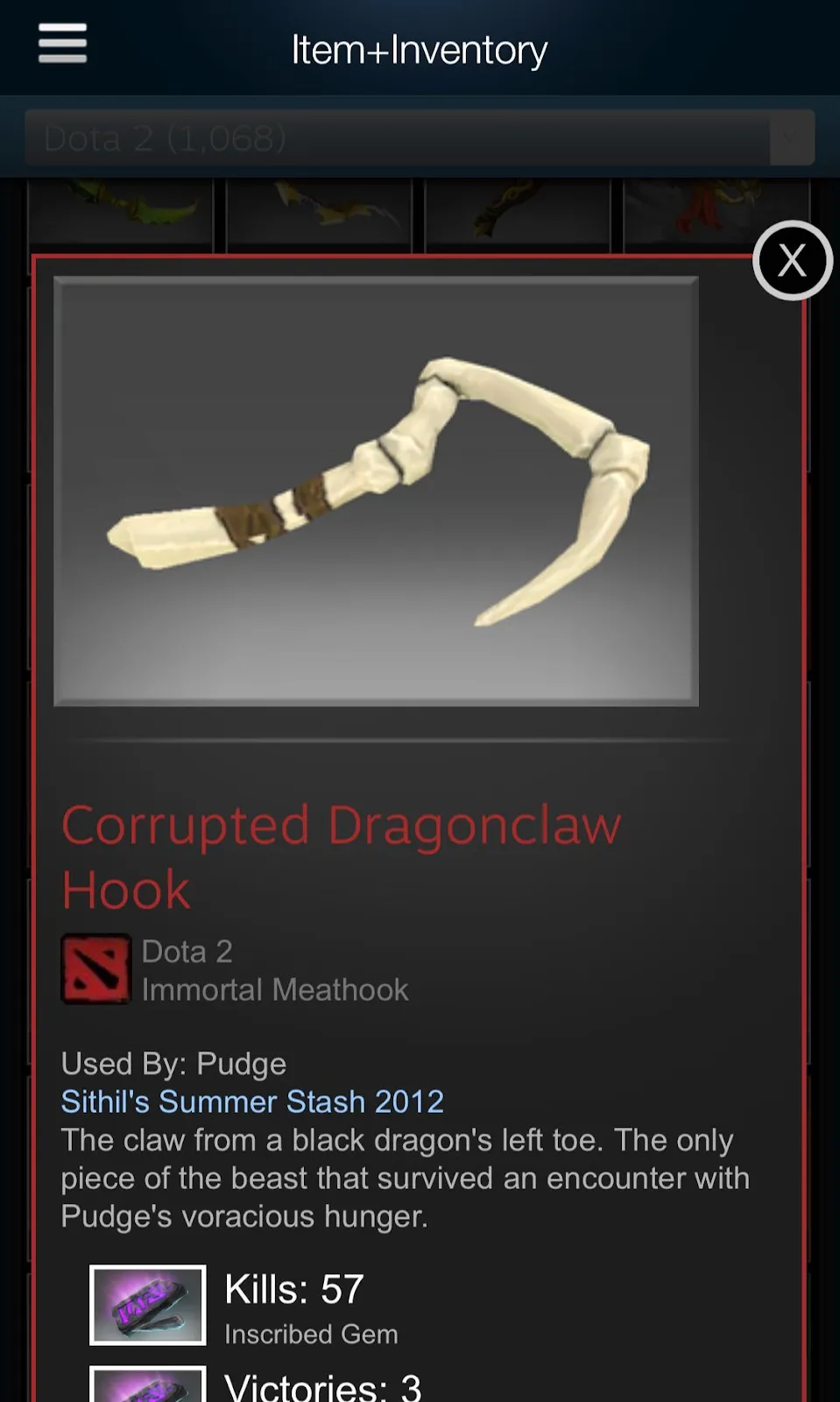 Corrupted Dragonclaw Hook