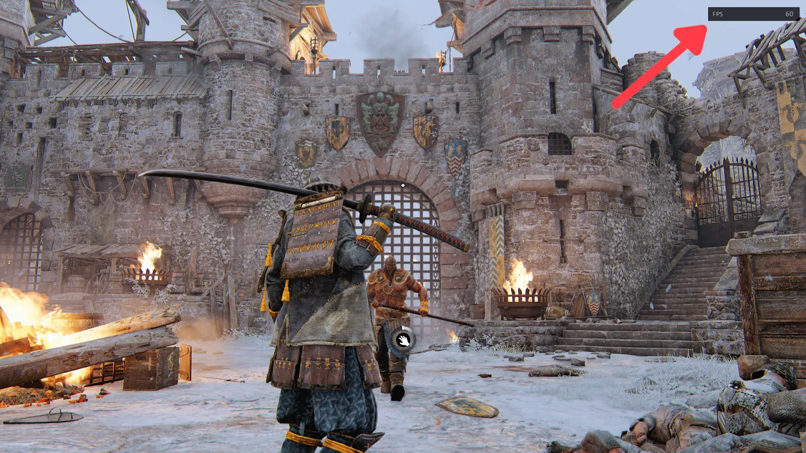 AMD show FPS demonstration image in For Honor