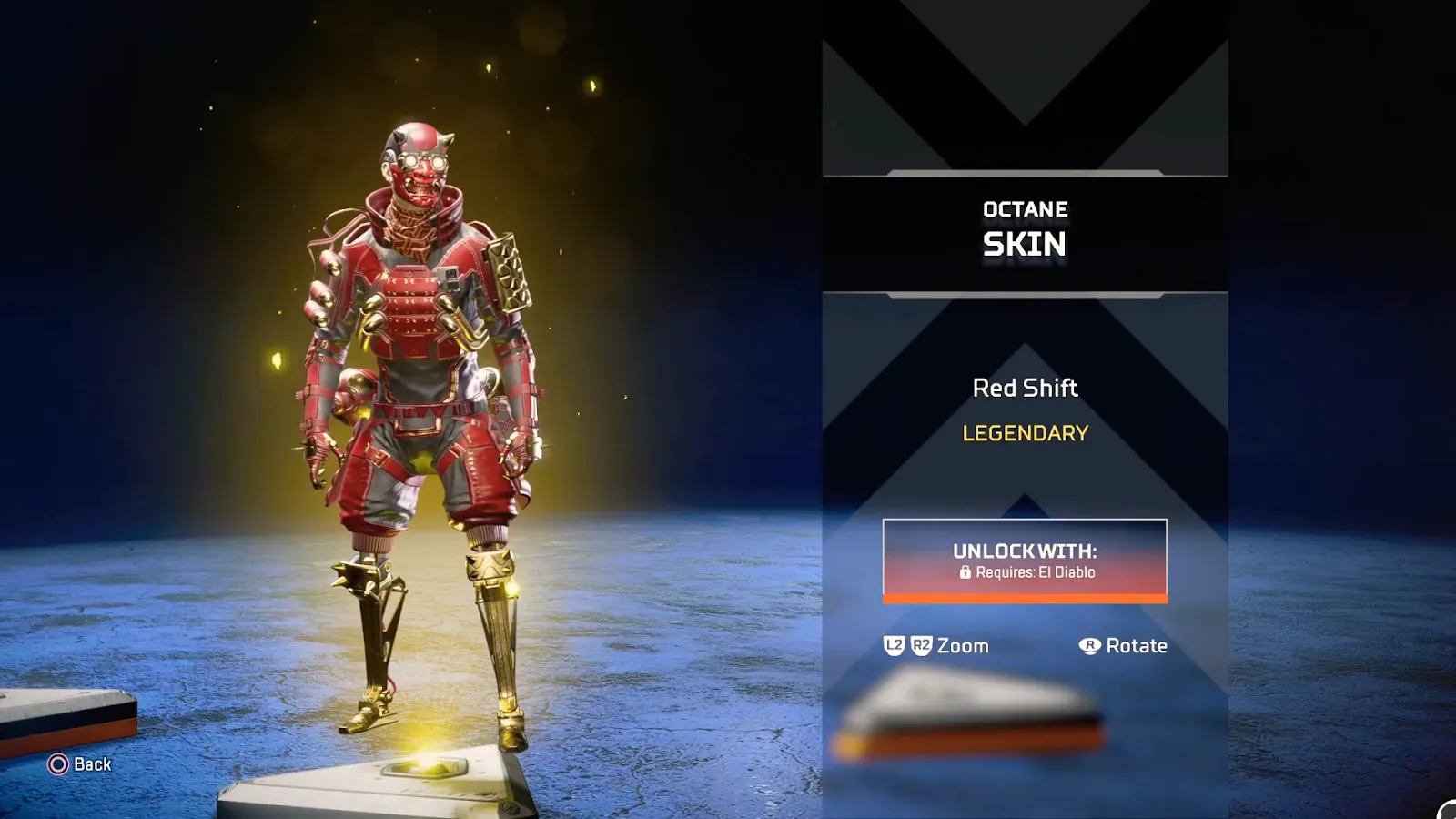 The Red Shift skin in Apex Legends