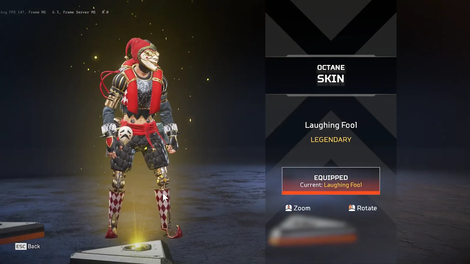 The Laughing Fool skin in Apex Legends