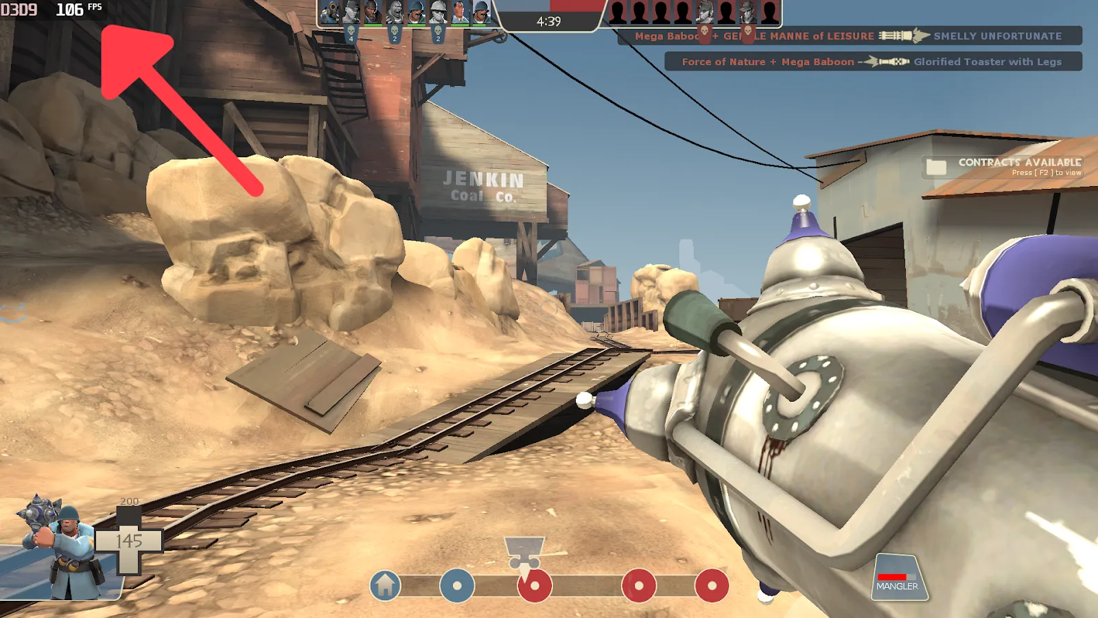 MSI show FPS in Team Fortress 2