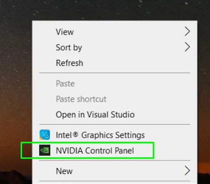 NVIDIA Control Panel Among Us fullscreen guide