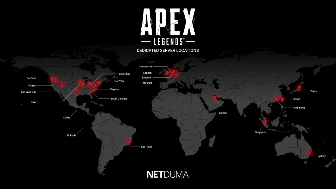 Apex server locations