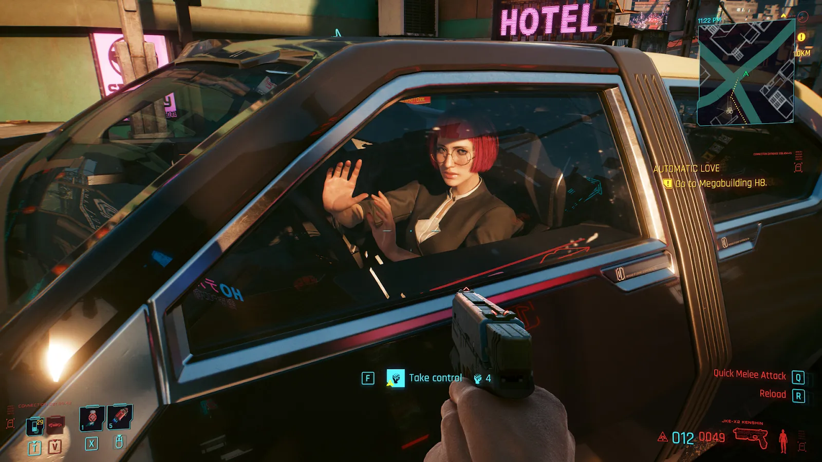 Cyberpunk 2077 gameplay screenshot from CD Projekt Red