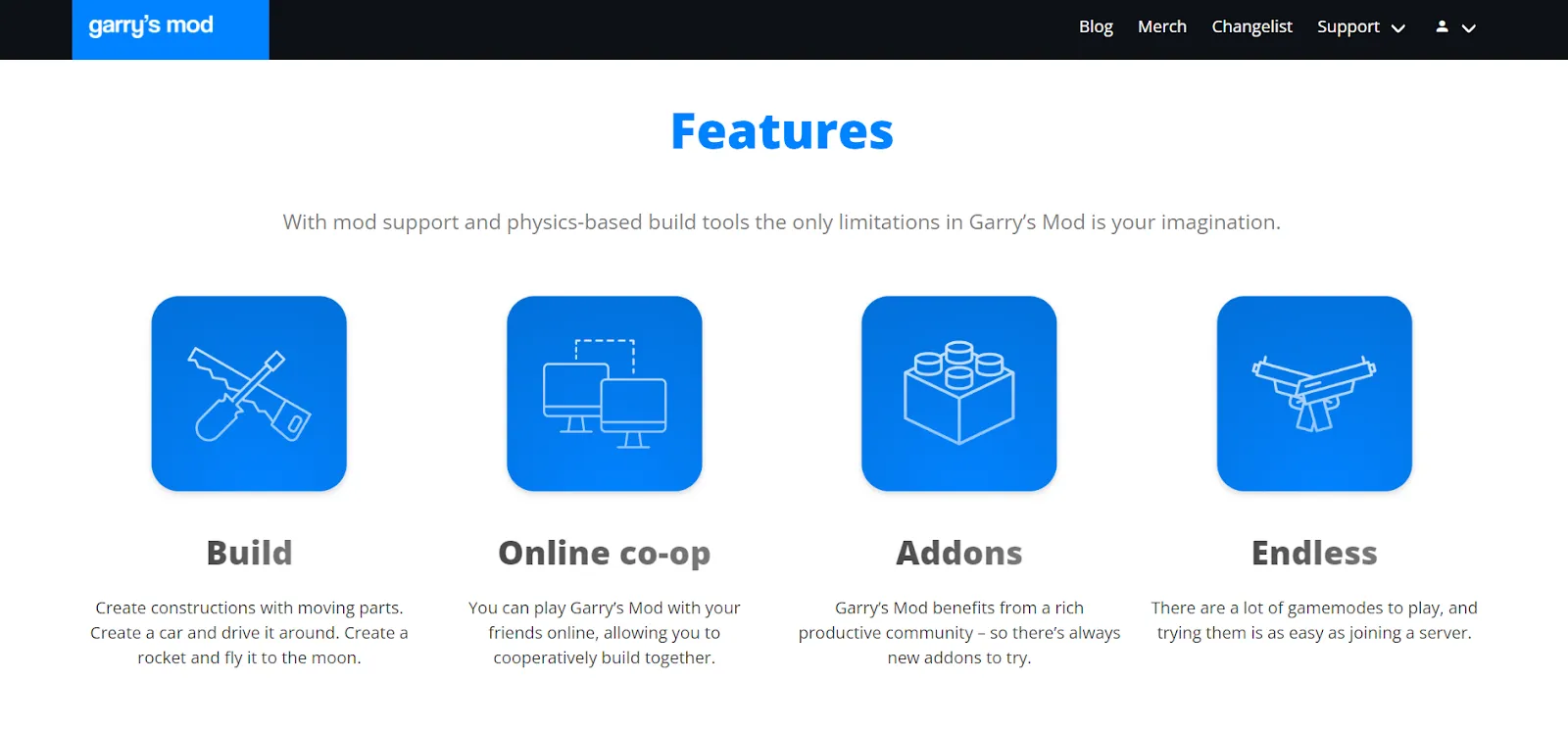 Garry's Mod official site