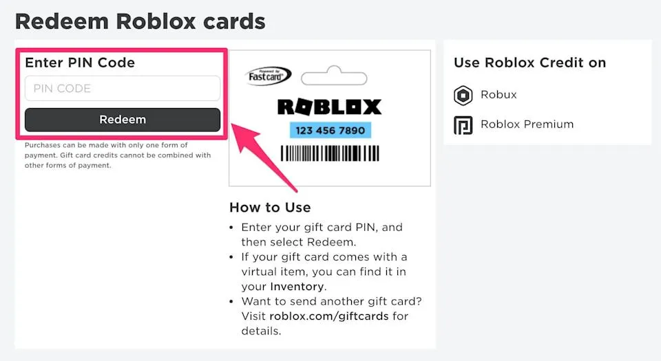 How to redeem a Roblox gift card in 2 different ways, so you can buy in-game  accessories and upgrades