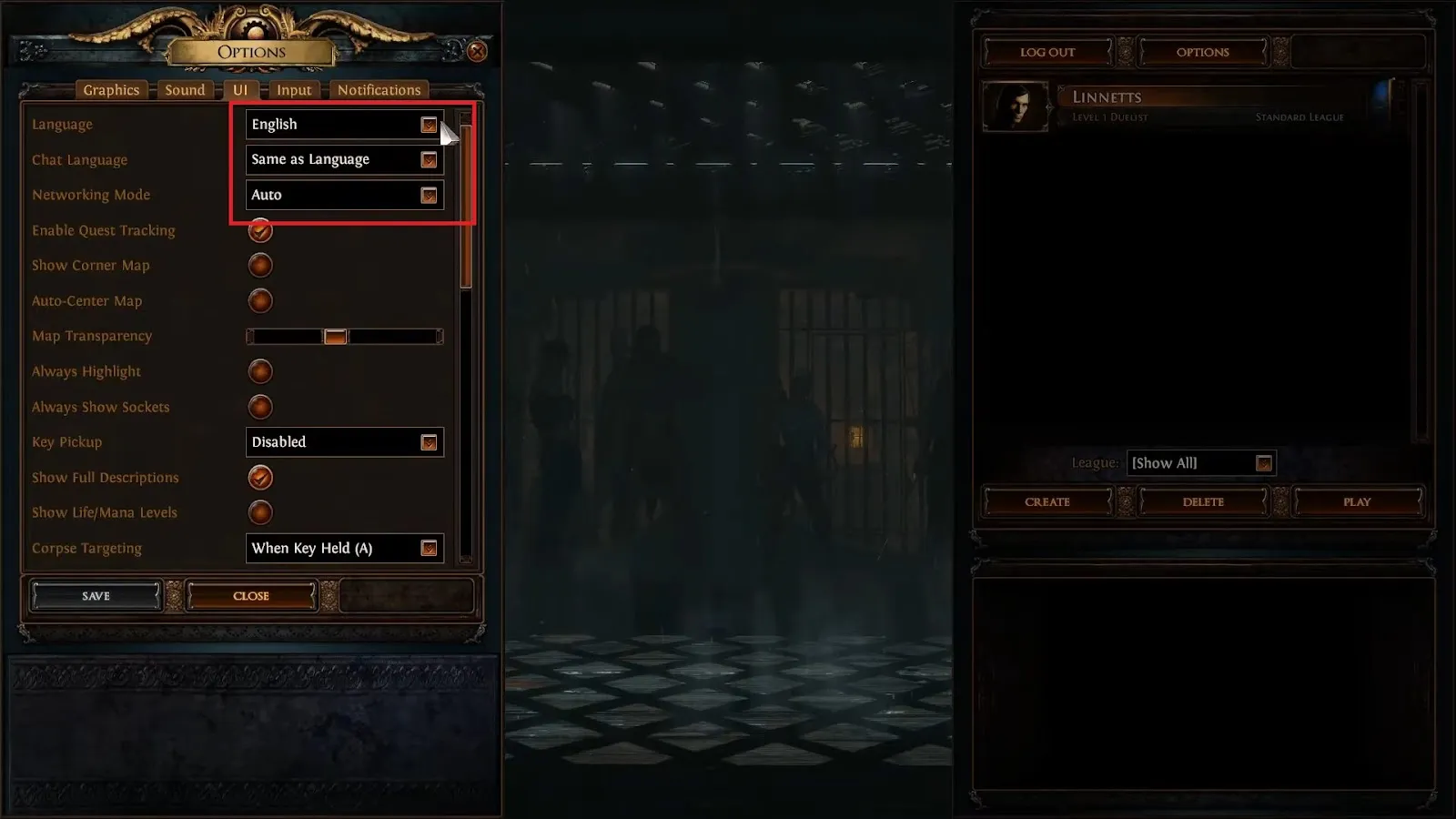 How To Change Language in Path of Exile