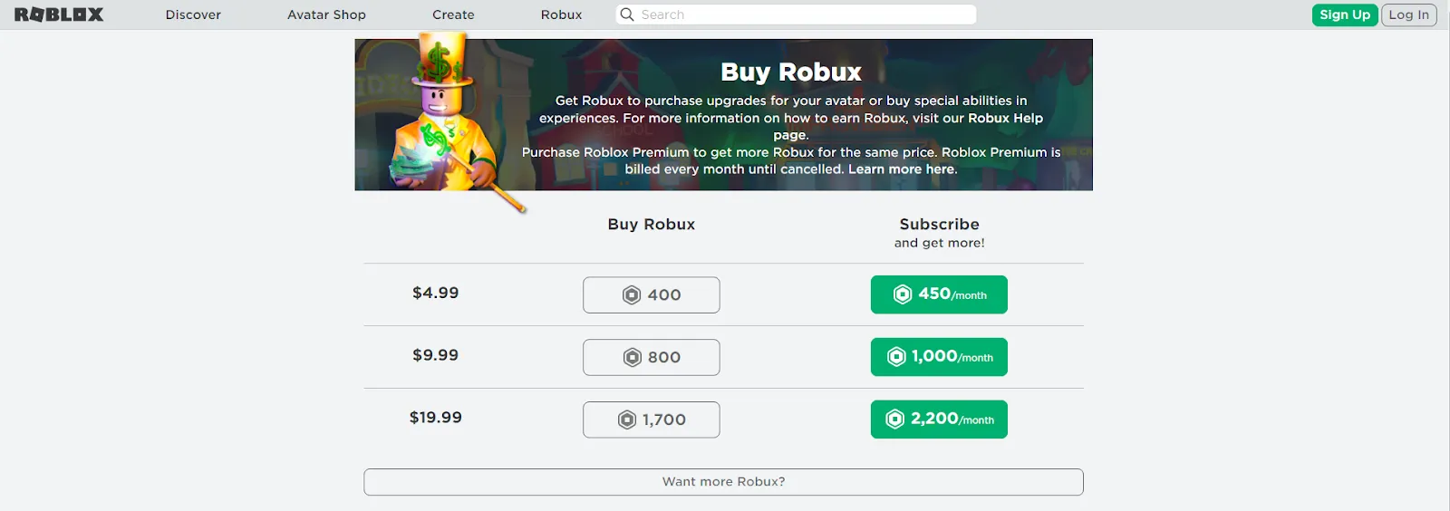 Even if you don't own a PC, you should definitely buy Robux through Roblox website rather than an app.