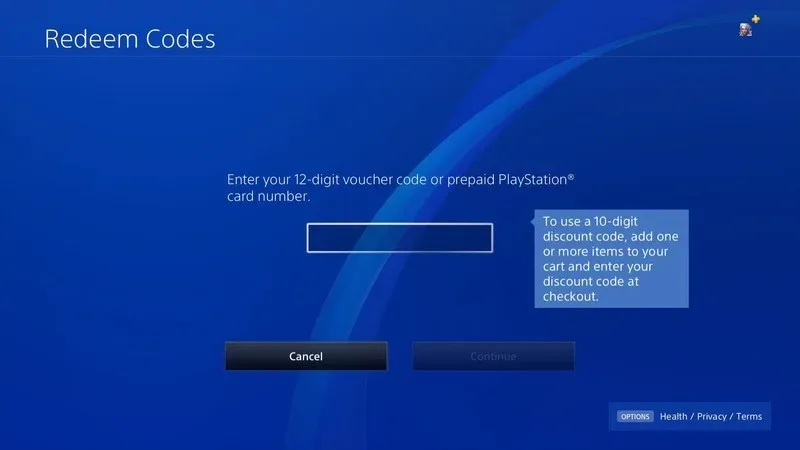 You can enter your PlayStation gift card code on your console or on the official redemption page of PlayStation.