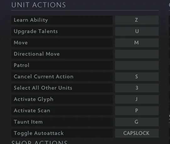 Advanced Unit Actions