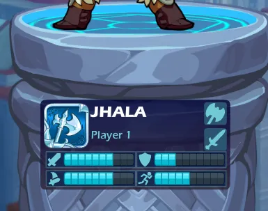 Jhala stats and best stance Brawlhalla