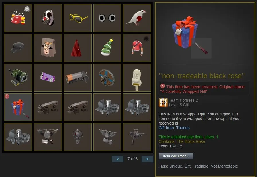 You can sell some of the randomly received items to make up for the cost of your Steam Wallet.