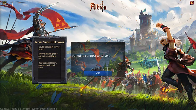 Issues with Albion Online servers