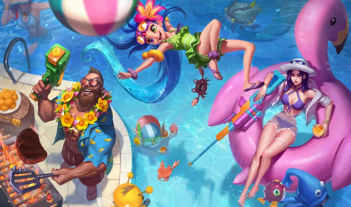 Pool Party Caitlyn skin