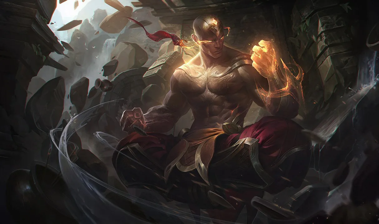 Lee Sin ascended as a higher being.