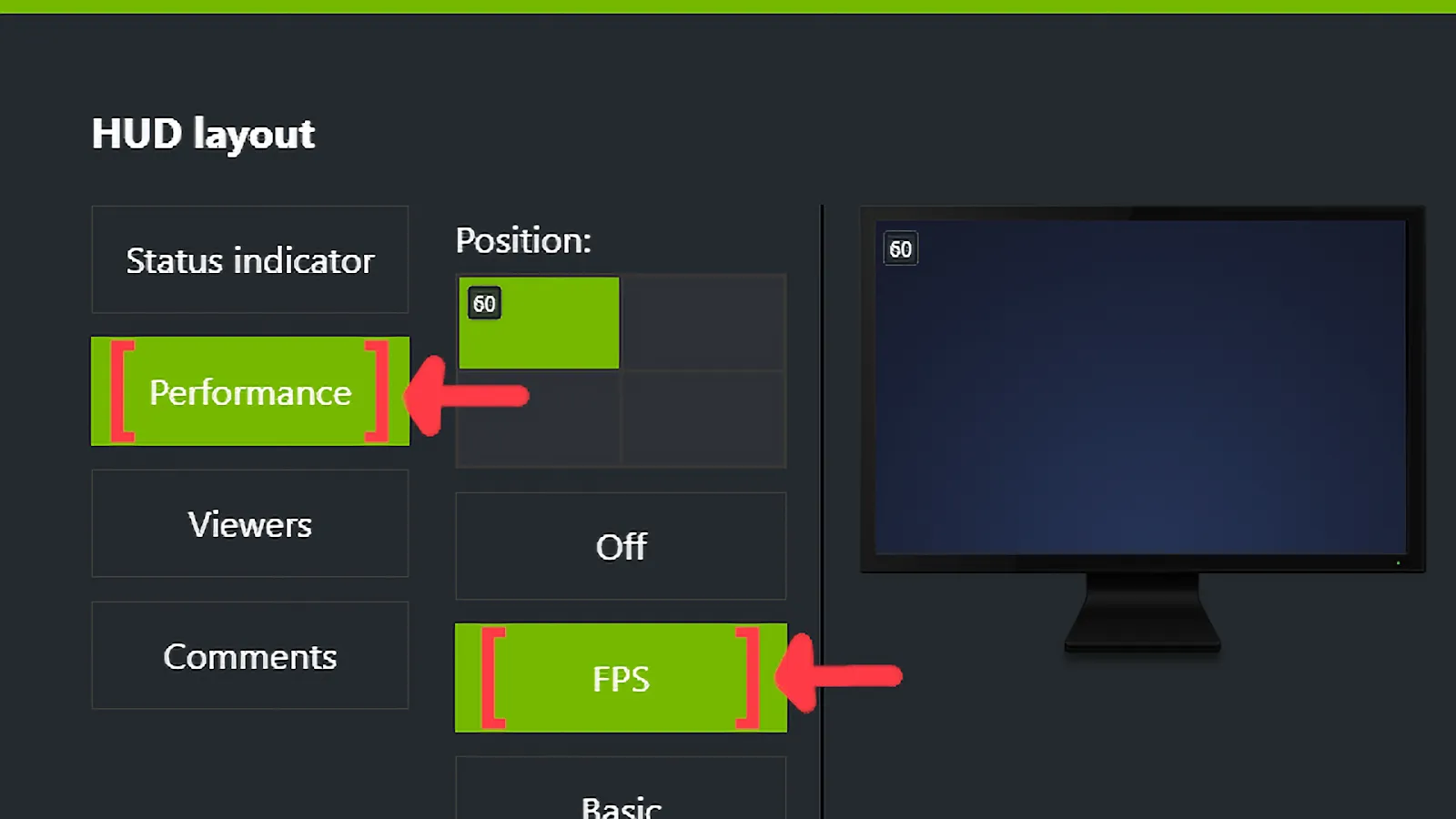 GeForce Experience - HUD Layout