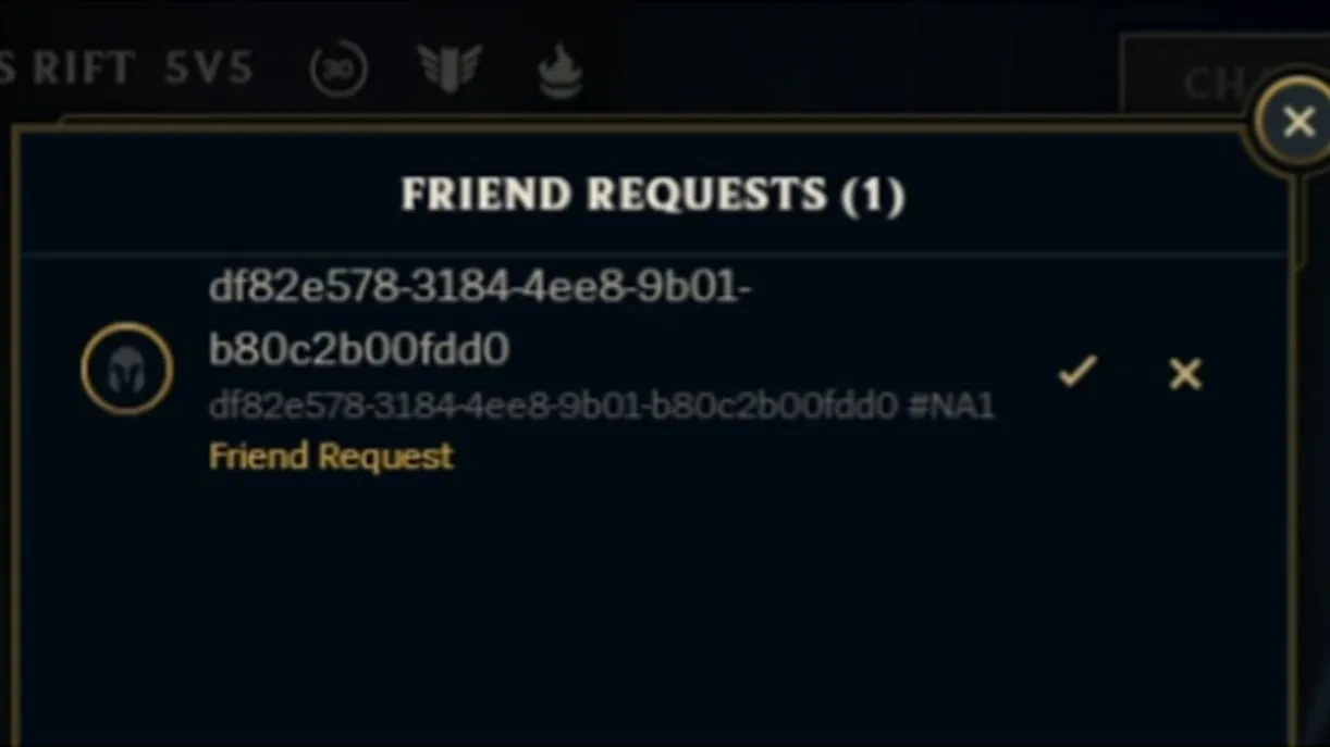 League of Legends - Accept Friends Request