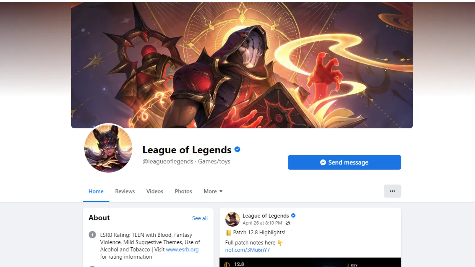League of Legends - Official Facebook Account