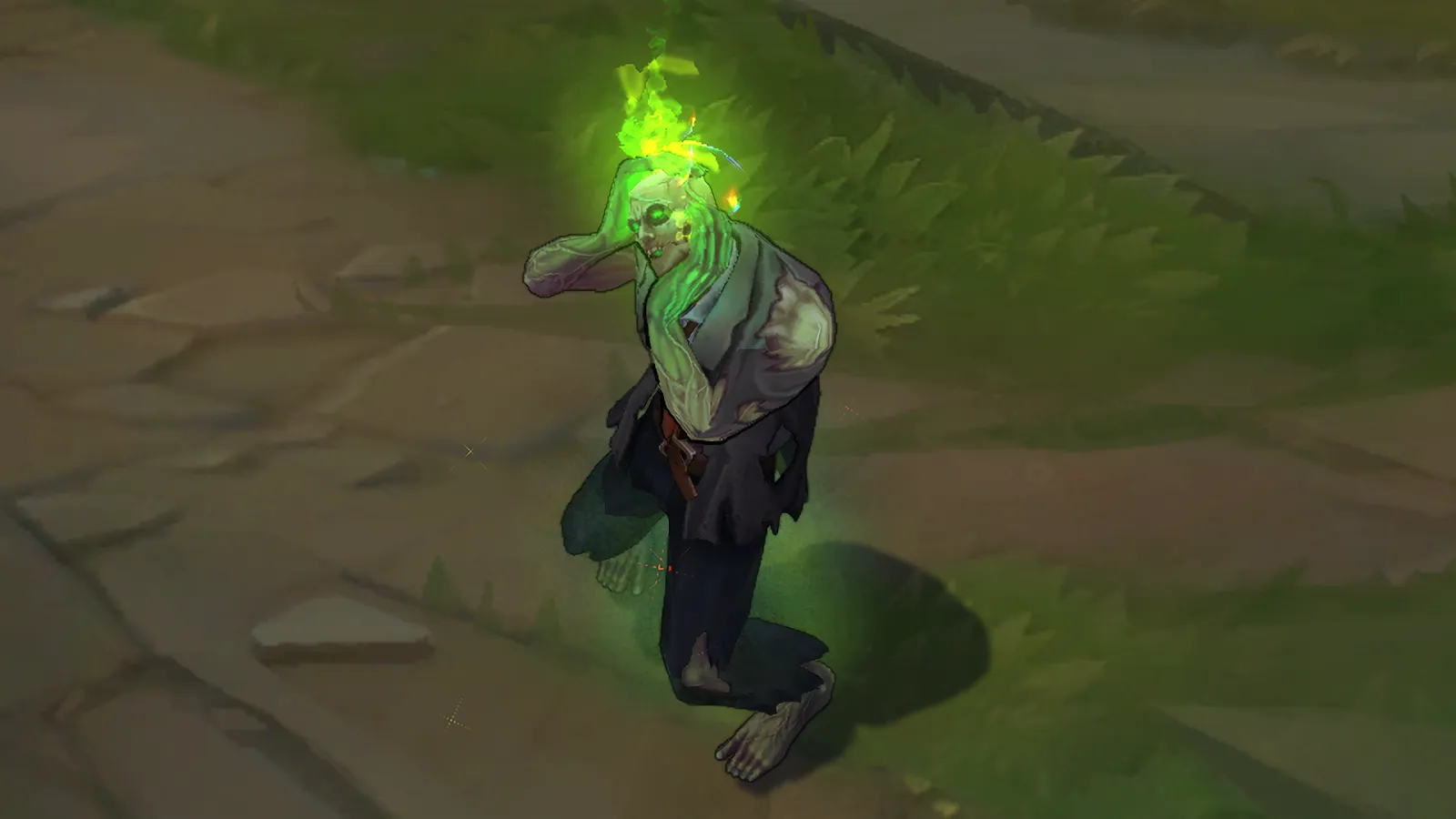 League of Legends - Zombie Brand in-game