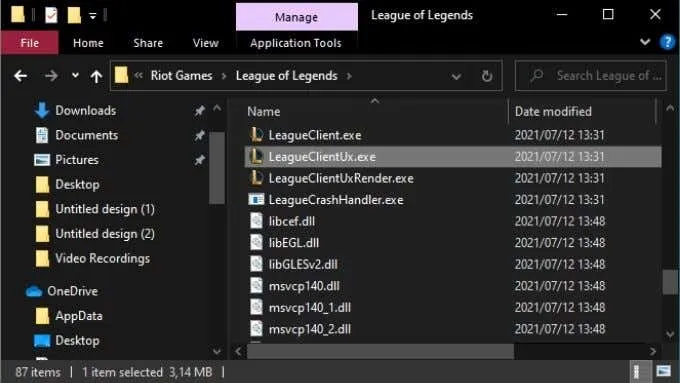 Wont launch league of legends