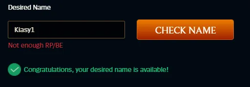 Summoner name is available