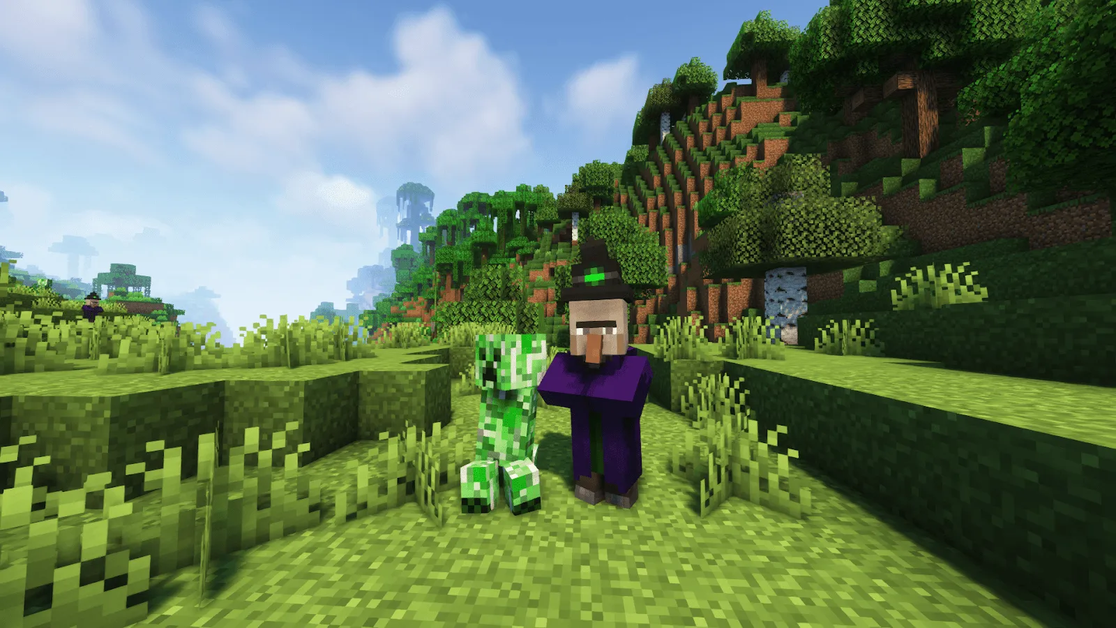 witch and creeper