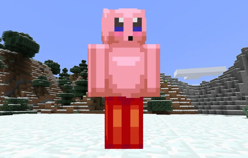 Kirby Minecraft Skin