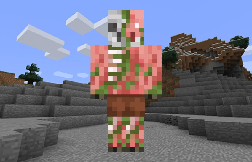 Zombified Piglin Minecraft Skin