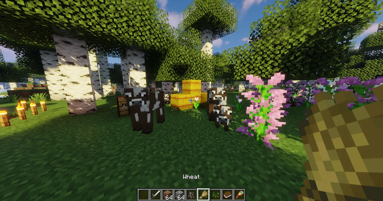 Minecraft cows
