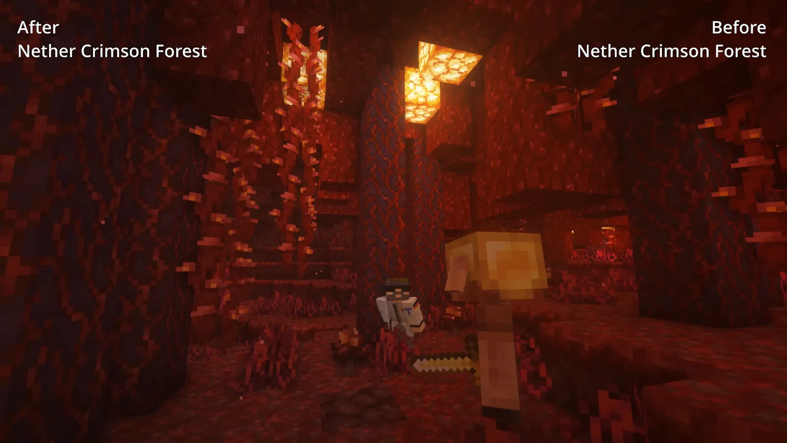 Nether crimson forest colors settings