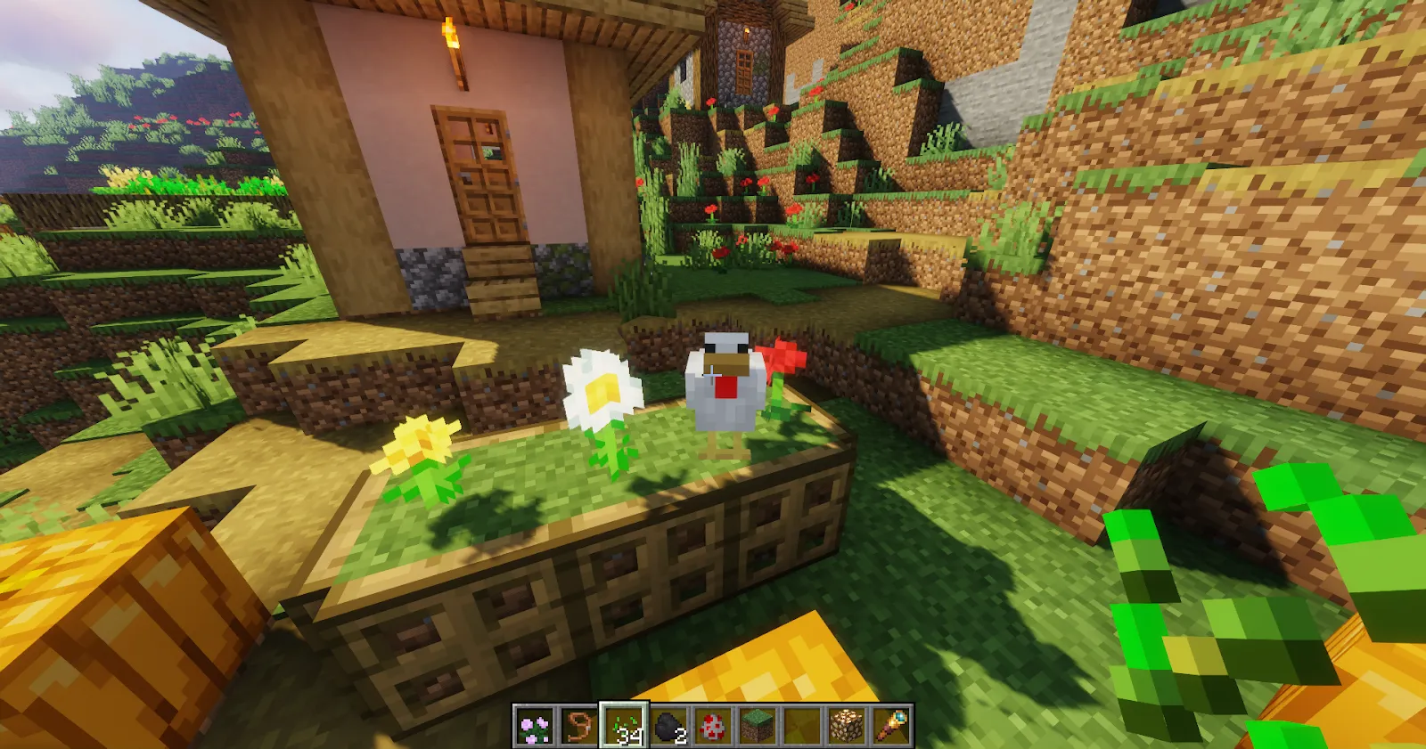 Passive Minecraft Chicken