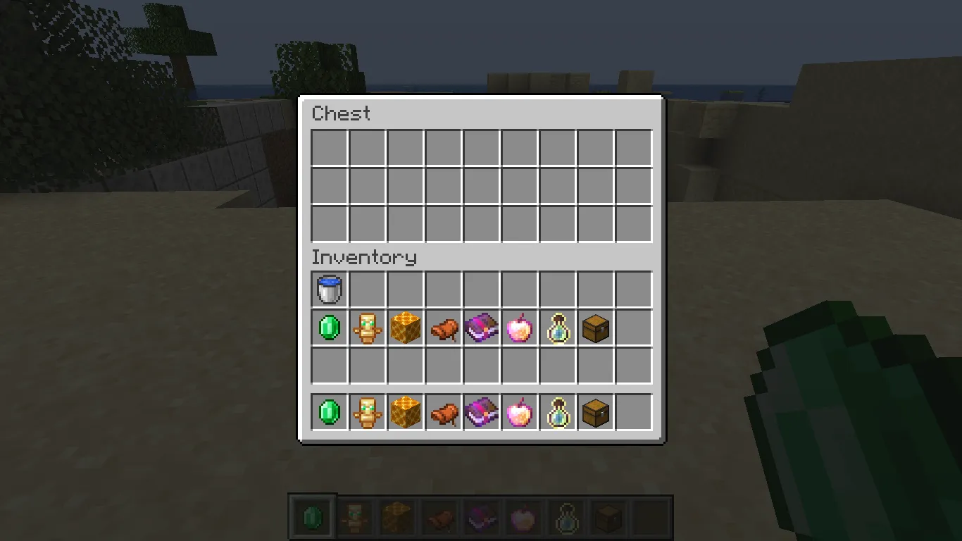 Placing Items In Chest