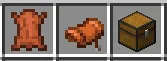 Leather, Saddle and Chest from Minecraft Donkey