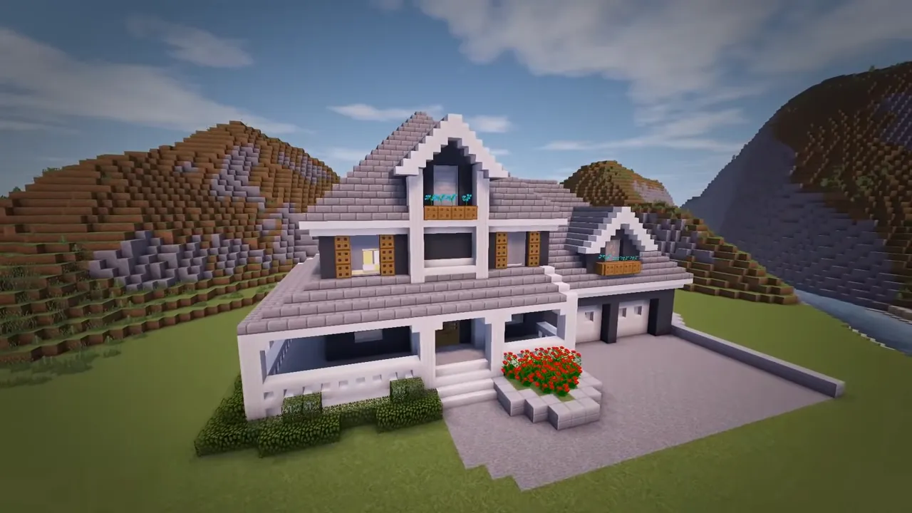 Suburban Minecraft House