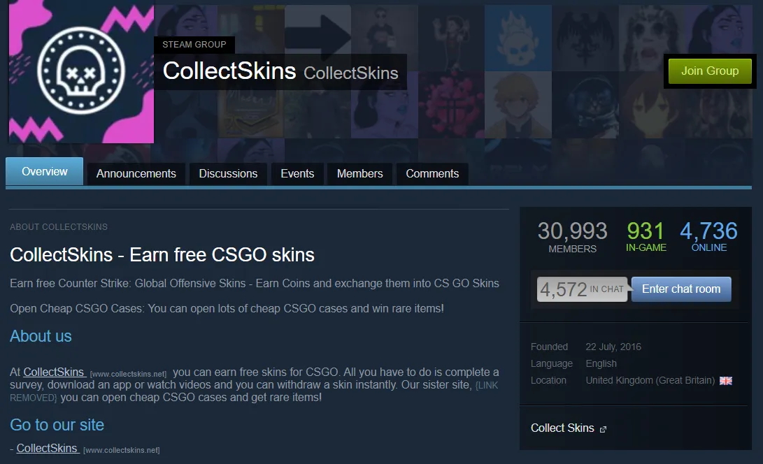 Collectskins Community