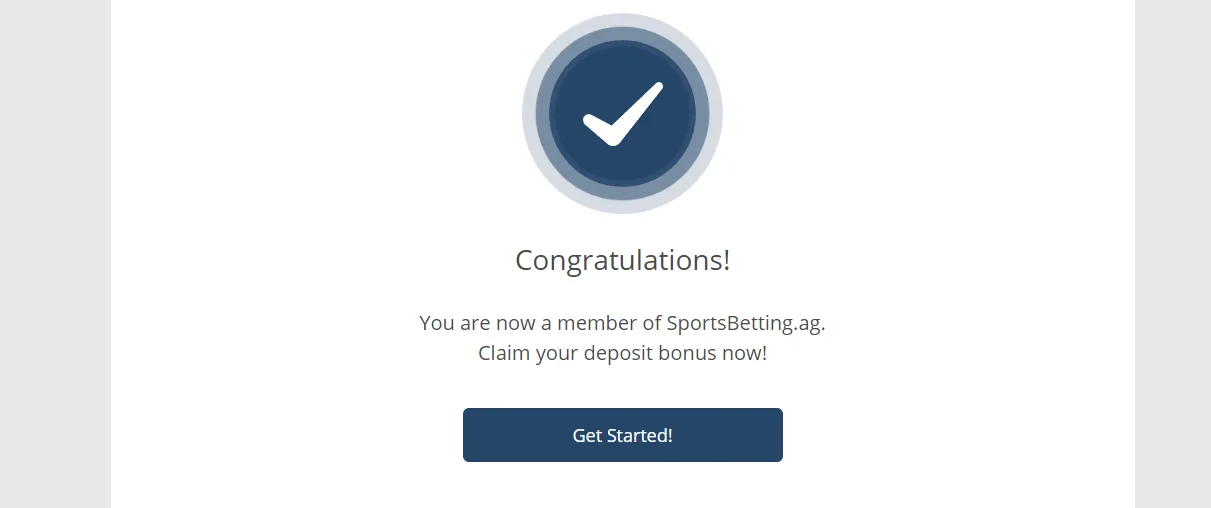 Sportsbetting bonus notification.