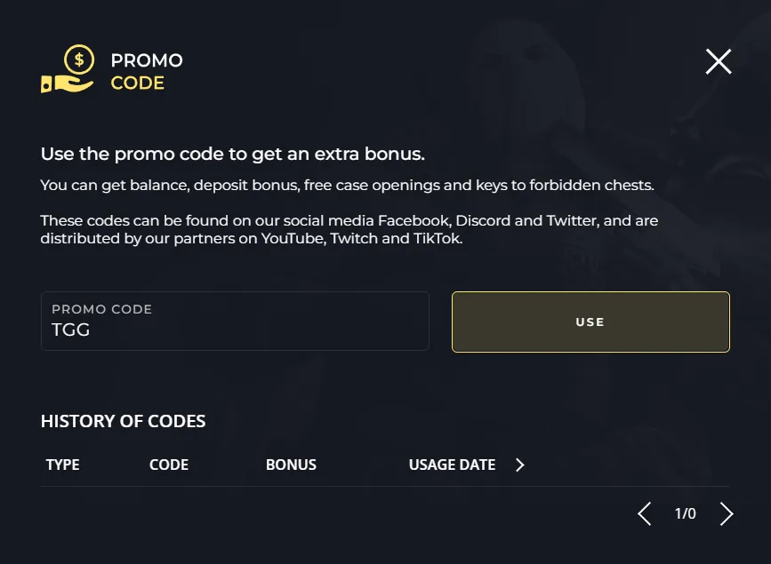 G4skins Promo Code