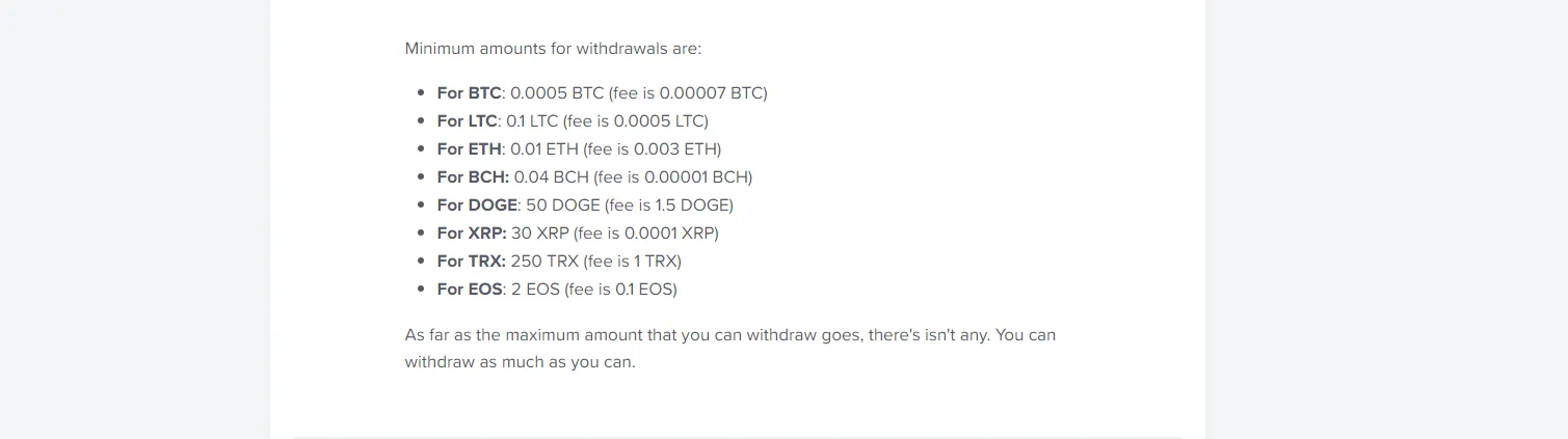 Stake withdrawal limits.