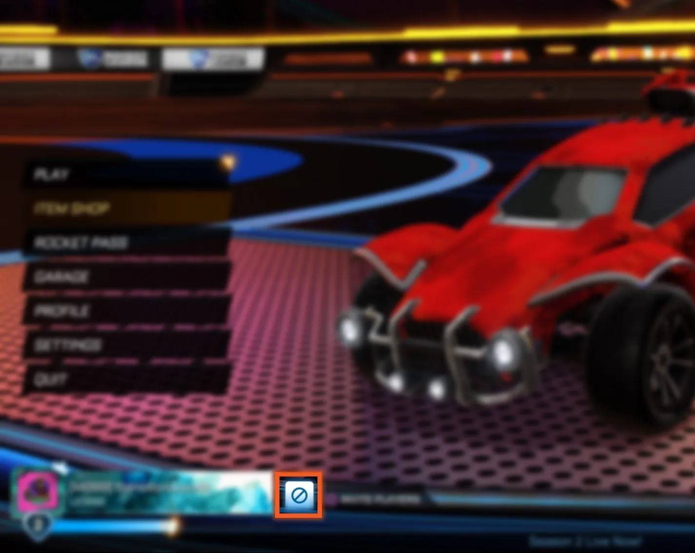 Rocket league how to leave a party