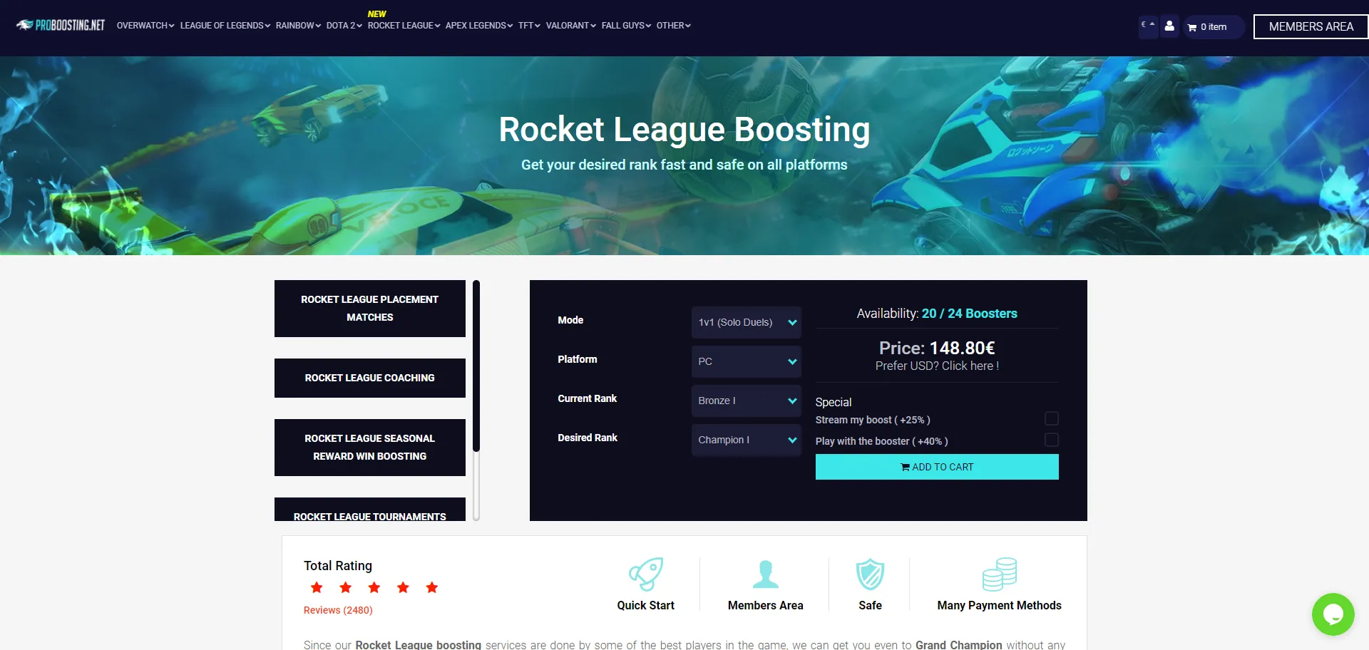 Rocket League Rank boosting Proboosting