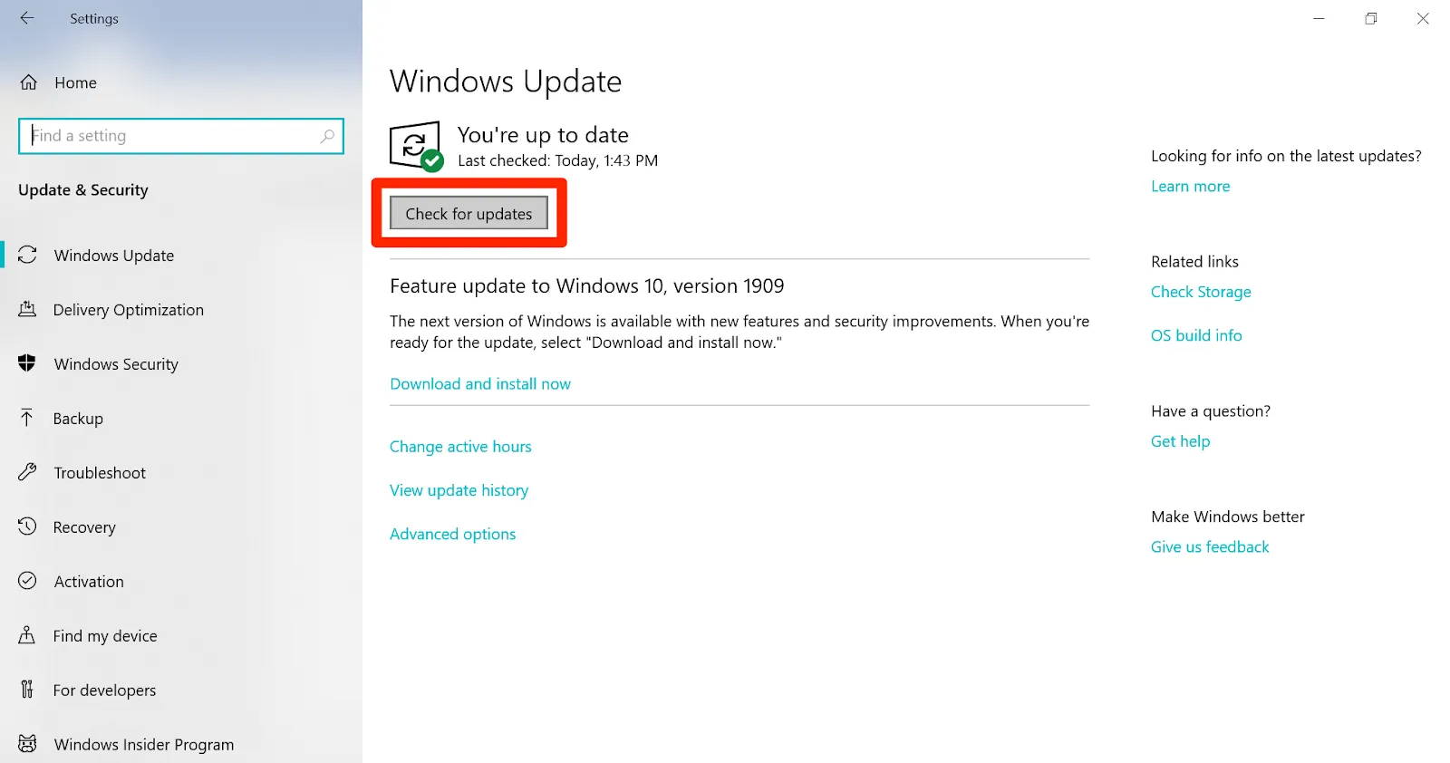 Windows Check For Updates Valorant