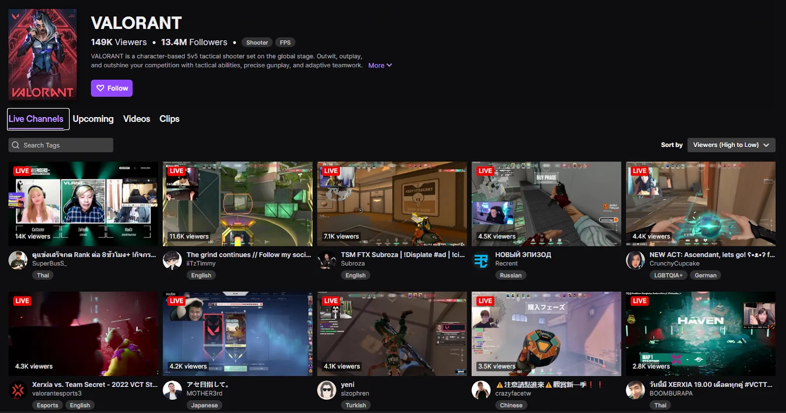 With 13.4 million followers on Twitch, there must be some potential viewers for you.