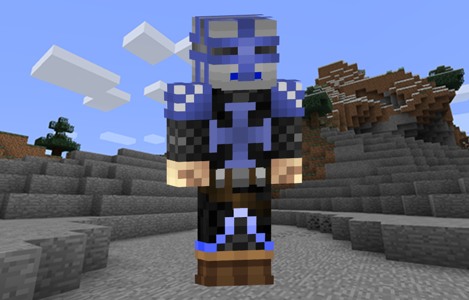 Blue Knight 2 Skin in Minecraft
