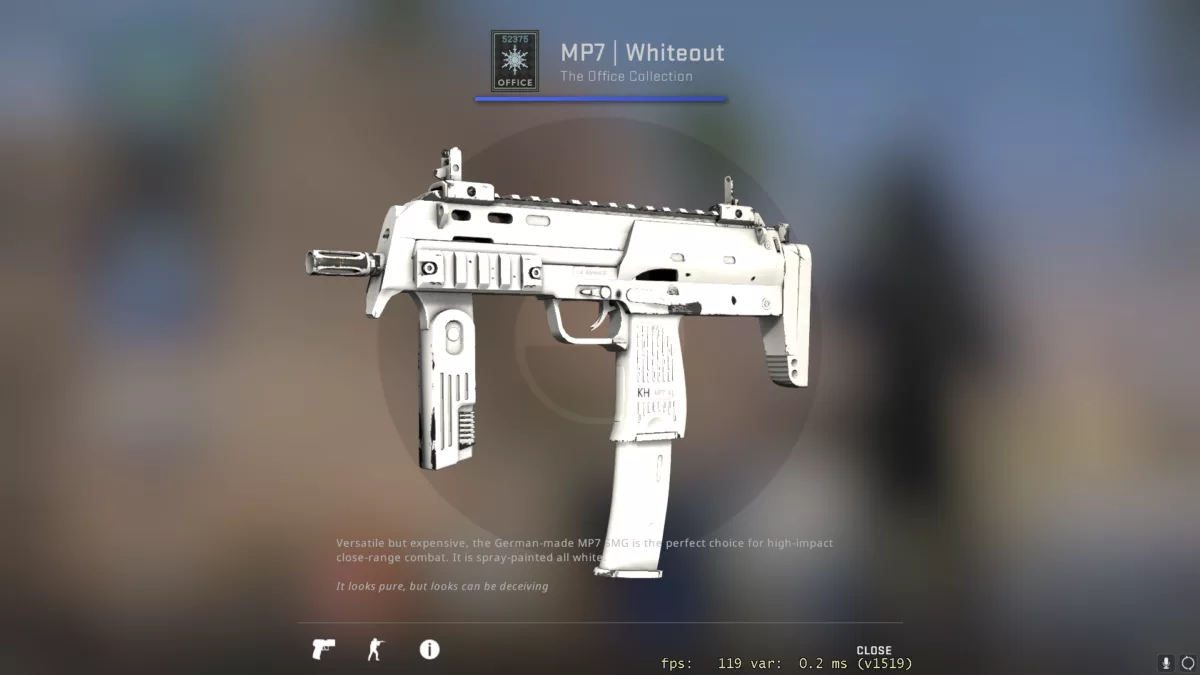 MP7 Whiteout