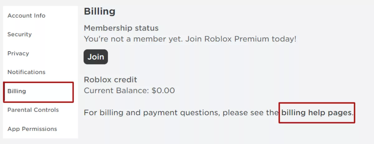 Roblox Refund Billing