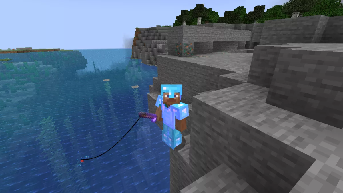 Get Nautilus Shell in Minecraft by Fishing