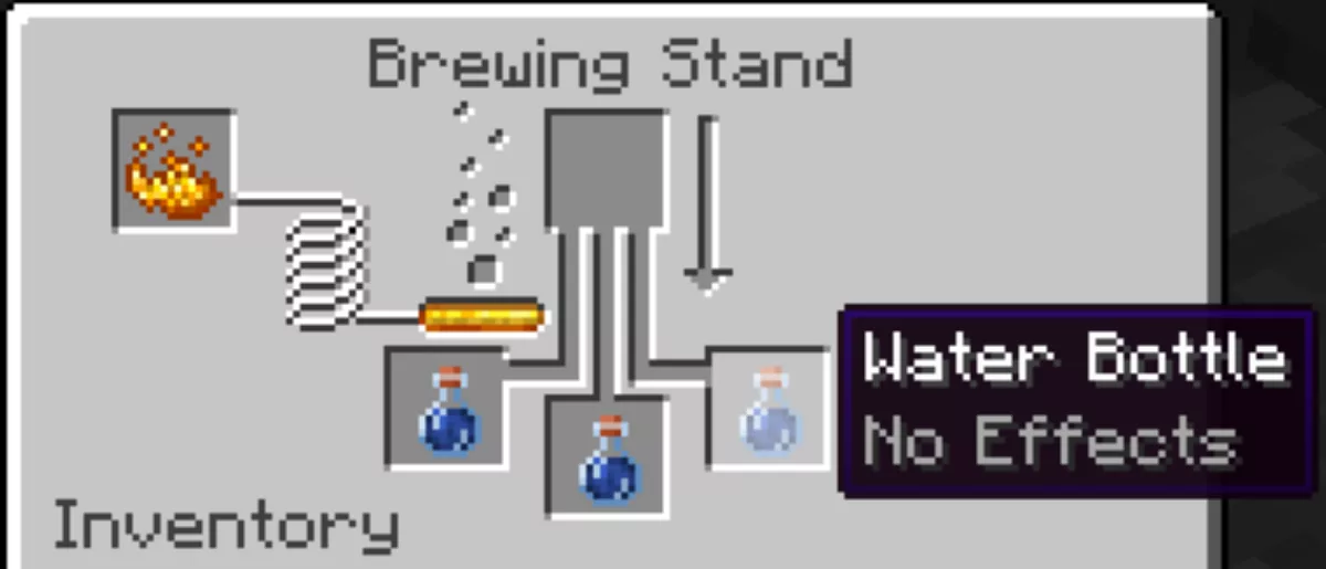 water bottle brewing stand